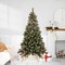 Northlight Real Touch™️ Pre-lit Snow Valley Pine Artificial Christmas Tree - 6.5' - Clear Lights